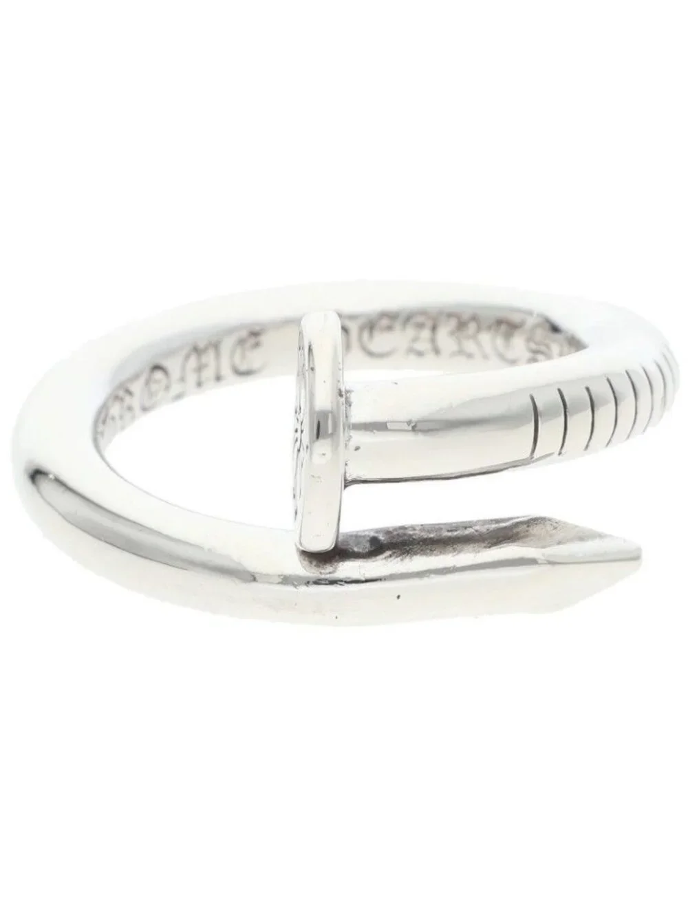 Chrome Hearts Nail Flat Silver Ring